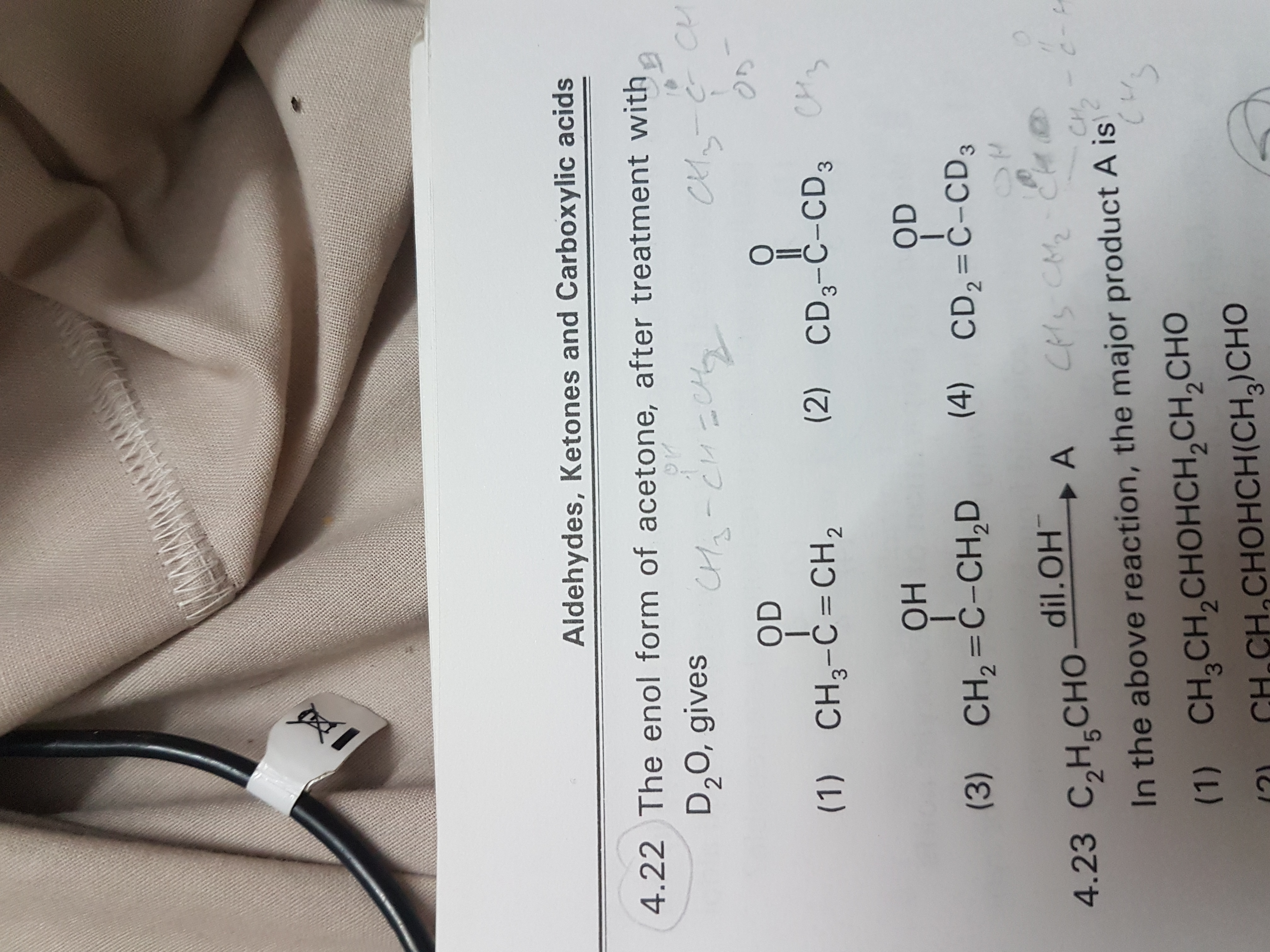 Question image for please solve ques 4.22 and GIVE PROPER EXPLANATIO